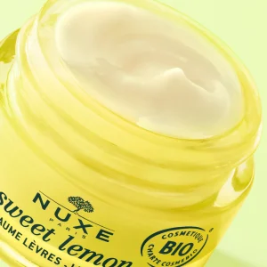 NUXE Baume Lèvres au parfum citron meringué | Huiles 100% Végétales | Hydratation