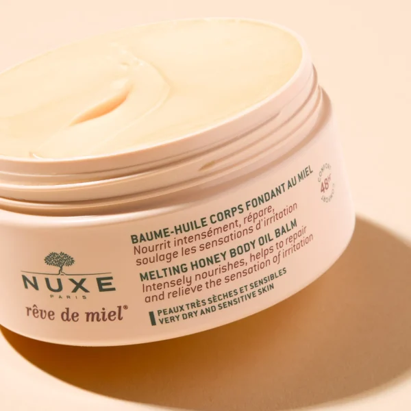 NUXE Baume-Huile Corps Fondant | Huiles 100% Végétales | Confort & Nutrition