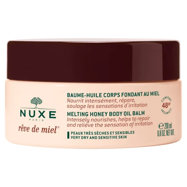 NUXE Baume-Huile Corps Fondant | Huiles 100% Végétales | Confort & Nutrition