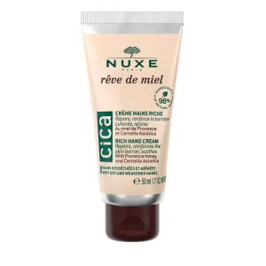 NUXE CICA Crème Mains Riche | Huiles 100% Végétales | Confort & Nutrition