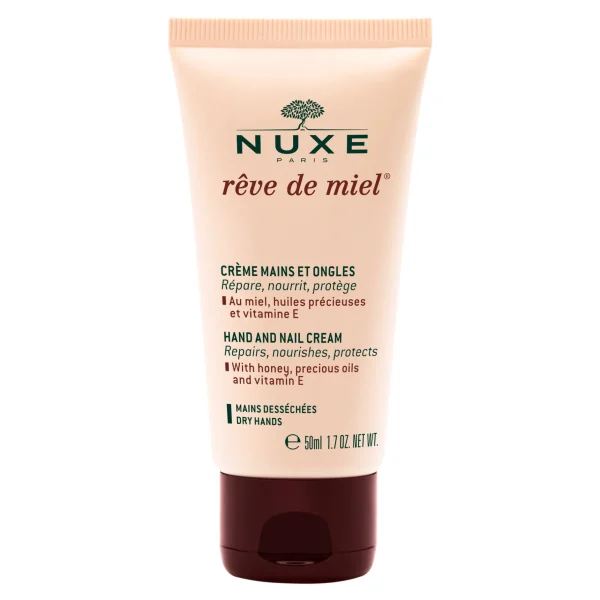 NUXE Crème mains et ongles | Huiles 100% Végétales | Hydratation