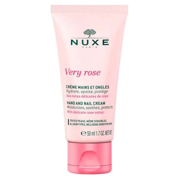 NUXE Crème Mains et Ongles | Huiles 100% Végétales | Hydratation