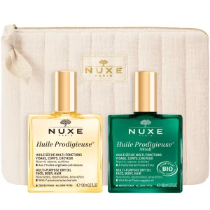 NUXE Duo Huile Prodigieuse® Classique & Néroli | Fermeté & Sublimateur Corps | Confort & Nutrition