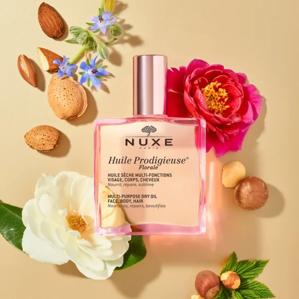 NUXE Huile Prodigieuse® Florale 50ml | Huiles 100% Végétales | Fermeté & Sublimateur Corps