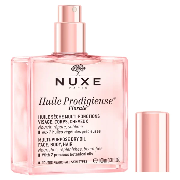 NUXE Huile Prodigieuse® Florale 100ml | Huiles 100% Végétales | Fermeté & Sublimateur Corps