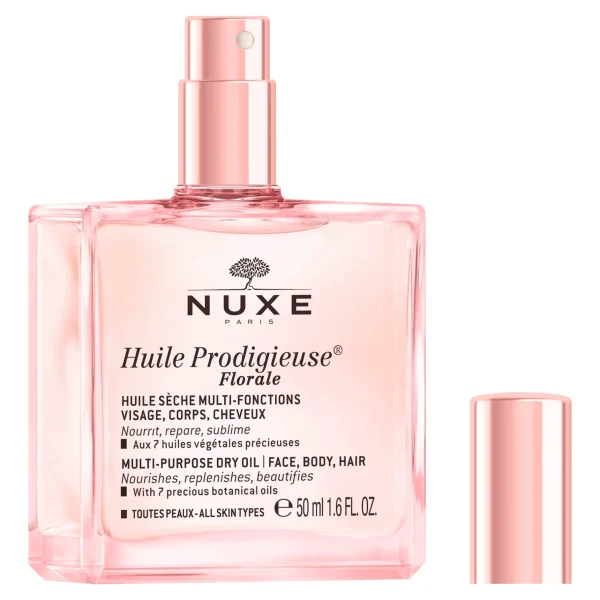 NUXE Huile Prodigieuse® Florale 50ml | Huiles 100% Végétales | Fermeté & Sublimateur Corps