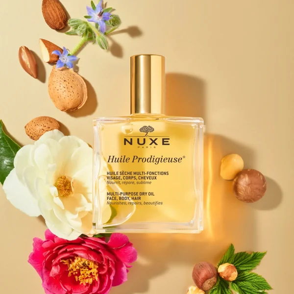 NUXE Huile Prodigieuse® 50ml | Fermeté & Sublimateur Corps | Vergetures & Soin Post-grossesse