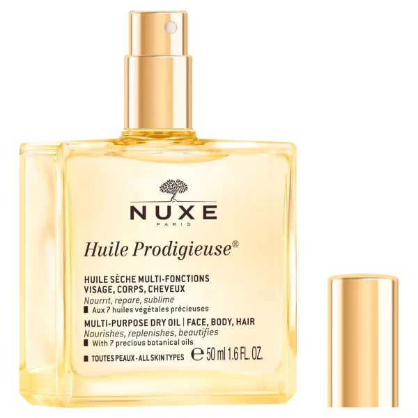 NUXE Huile Prodigieuse® 50ml | Fermeté & Sublimateur Corps | Vergetures & Soin Post-grossesse