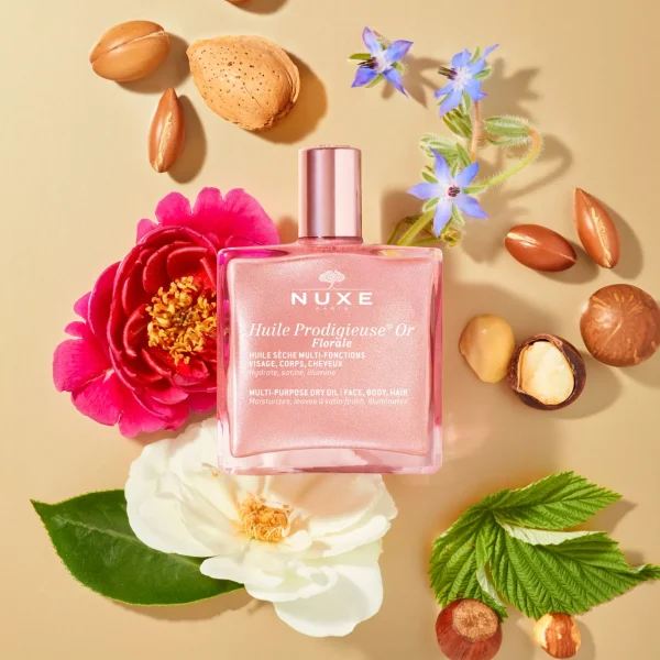 NUXE Huile Prodigieuse® Or Florale 50ml | Huiles 100% Végétales | Fermeté & Sublimateur Corps