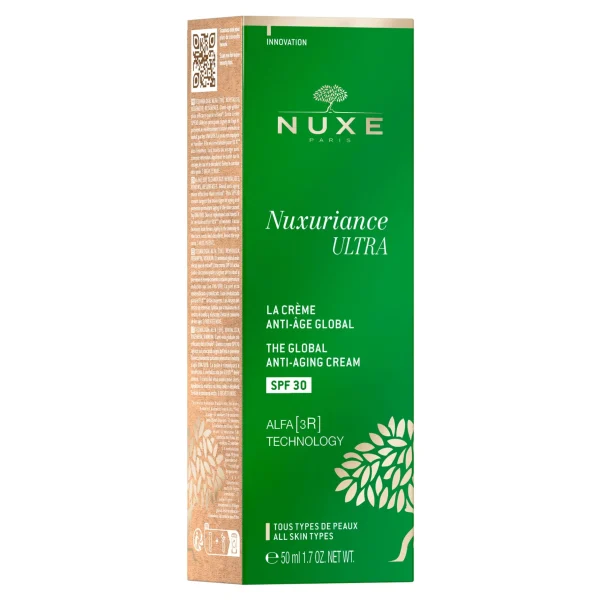 NUXE La Crème Anti-Âge Global SPF30 | Technologie Alfa [3r] | Acide Hyaluronique