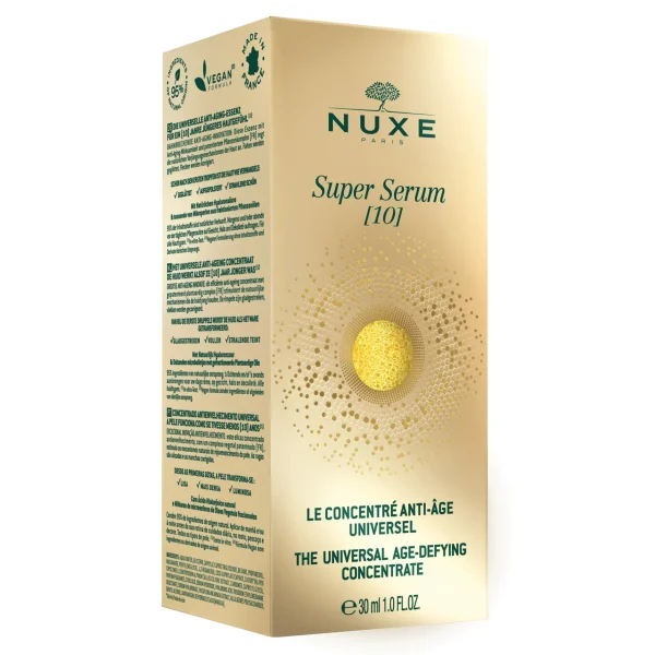 NUXE Super Serum [10], Le concentré anti-âge universel 30ml | Acide Hyaluronique | Teint Unifié & Pores Resserreés